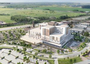 The new Surrey hospital and BC Cancer Centre